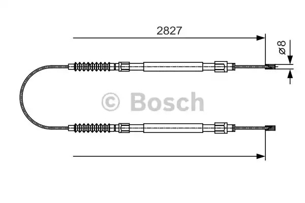 Трос BOSCH 1 987 482 006 (BC900)