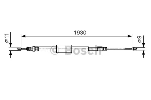 Трос BOSCH 1 987 482 011 (BC905)