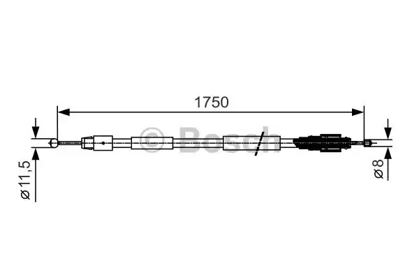 Трос BOSCH 1 987 482 018 (BC912)