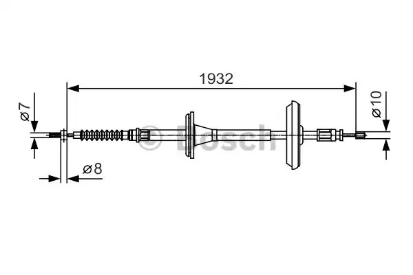 Трос BOSCH 1 987 482 021 (BC915)