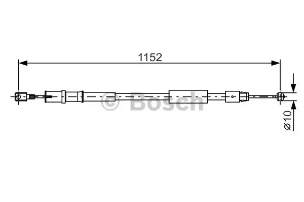 Трос BOSCH 1 987 482 025 (BC919)