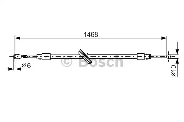 Трос BOSCH 1 987 482 027 (BC921)