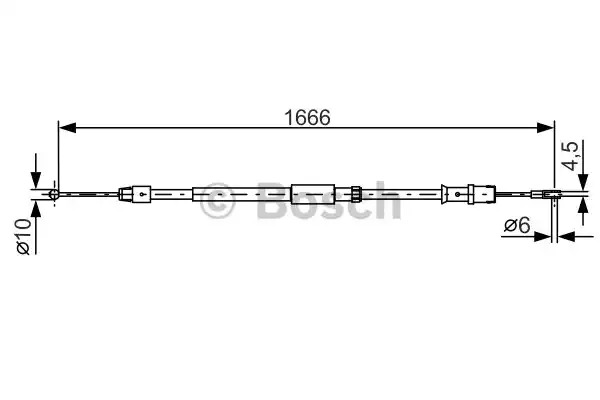 Трос BOSCH 1 987 482 032 (BC926)