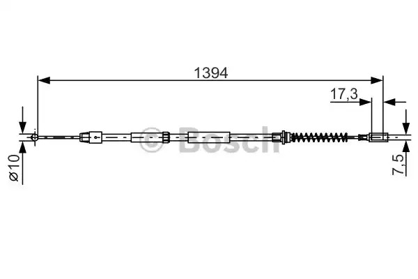 Трос BOSCH 1 987 482 033 (BC927)