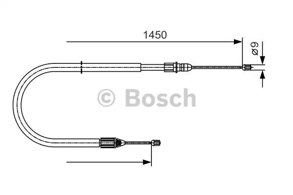 Трос BOSCH 1 987 482 040 (BC934)