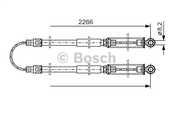 Трос BOSCH 1 987 482 047 (BC941)