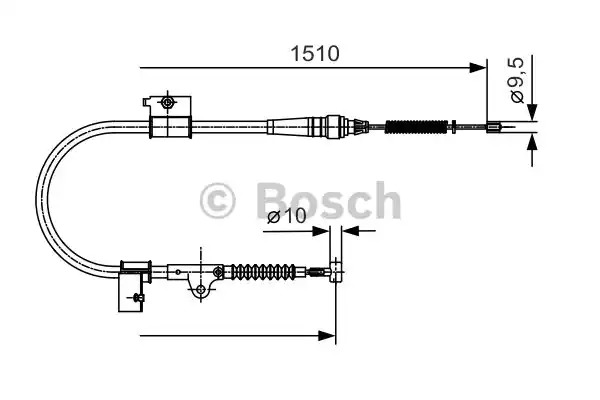 Трос BOSCH 1 987 482 050 (BC944)