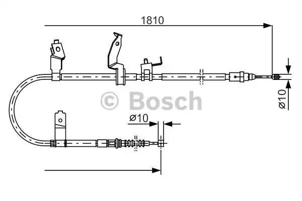 Трос BOSCH 1 987 482 052 (BC946)