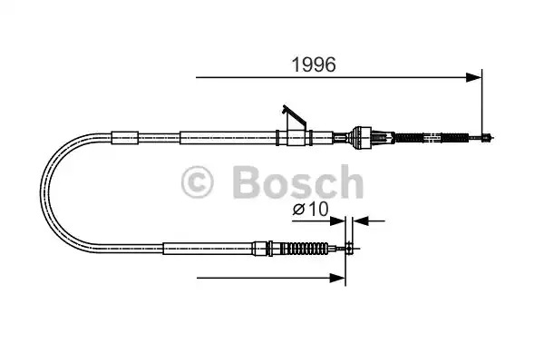 Трос BOSCH 1 987 482 068 (BC962)