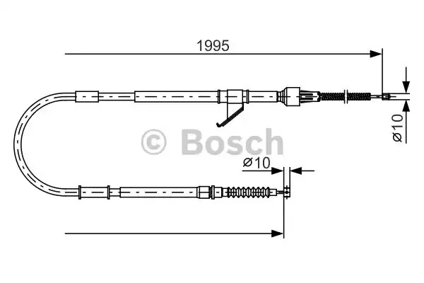 Трос BOSCH 1 987 482 069 (BC963)