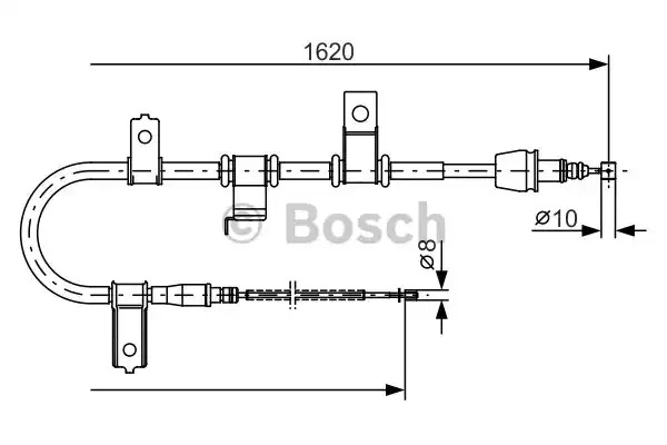 Трос BOSCH 1 987 482 071 (BC965)