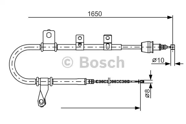 Трос BOSCH 1 987 482 074 (BC968)