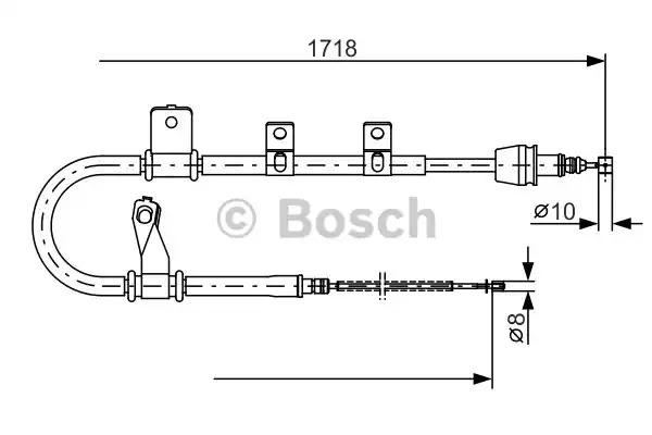 Трос BOSCH 1 987 482 075 (BC969)