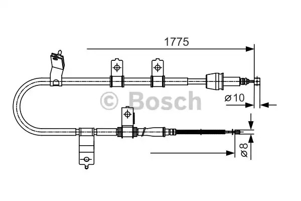 Трос BOSCH 1 987 482 077 (BC971)