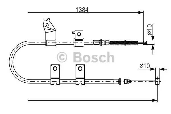 Трос BOSCH 1 987 482 082 (BC976)