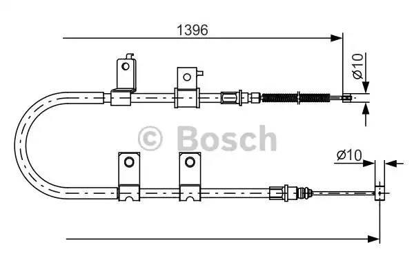 Трос BOSCH 1 987 482 083 (BC977)