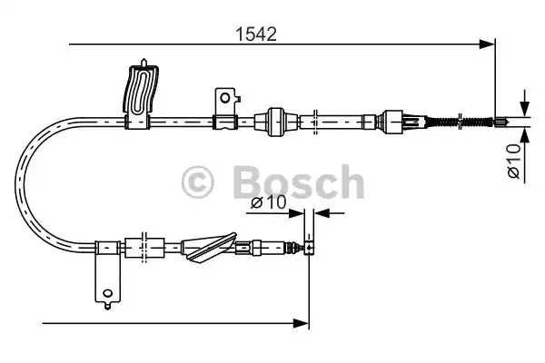 Трос BOSCH 1 987 482 084 (BC978)