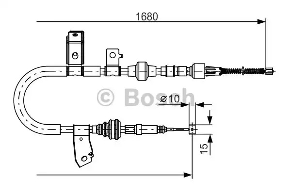 Трос BOSCH 1 987 482 087 (BC981)