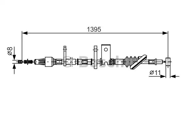 Трос BOSCH 1 987 482 089 (BC983)