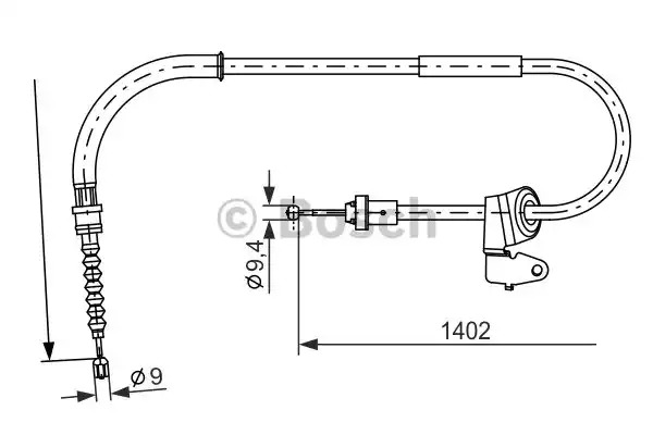 Трос BOSCH 1 987 482 226 (BC2226)