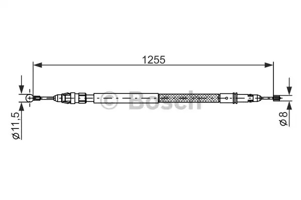 Трос BOSCH 1 987 482 235 (BC1119)