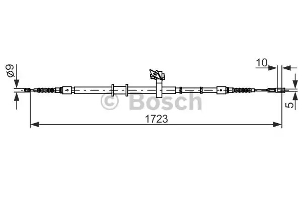 Трос BOSCH 1 987 482 269 (BC1153)