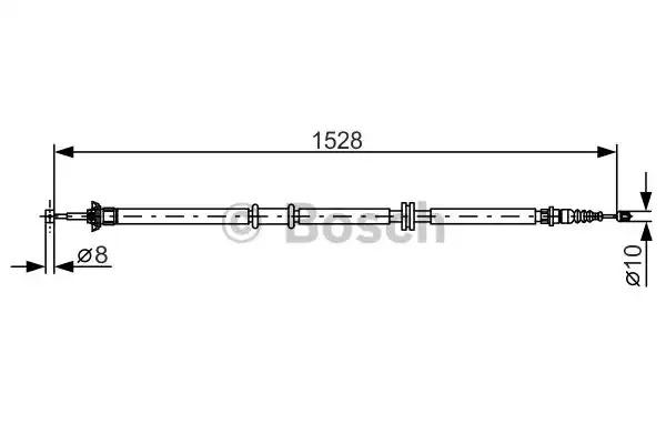 Трос BOSCH 1 987 482 289 (BC1173)