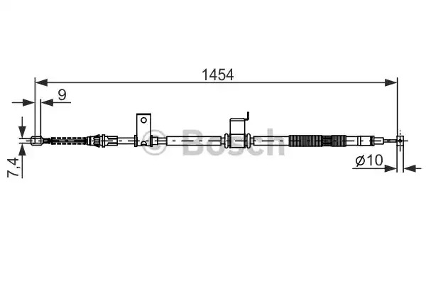 Трос BOSCH 1 987 482 294 (BC1178)