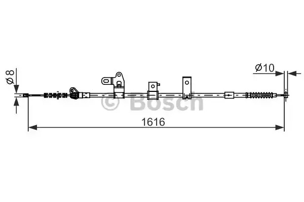 Трос BOSCH 1 987 482 307 (BC1191)