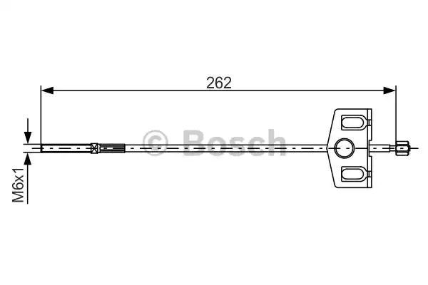 Трос BOSCH 1 987 482 337 (BC1221)