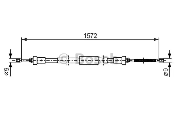 Трос BOSCH 1 987 482 384