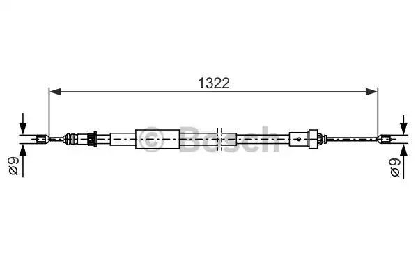 Трос BOSCH 1 987 482 385