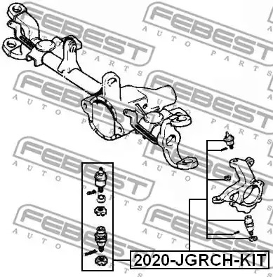 Шарнир FEBEST 2020-JGRCH-KIT