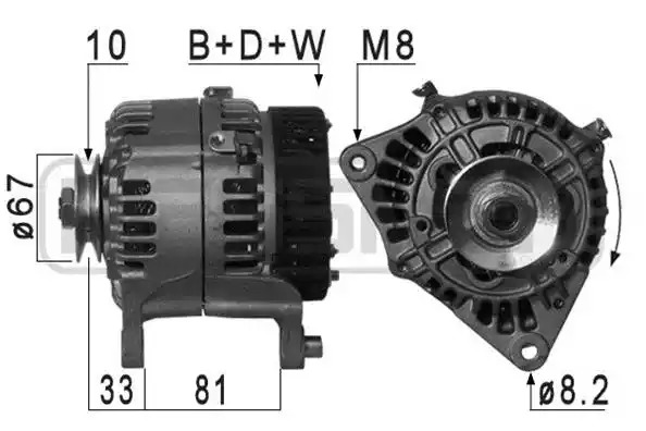 Рычаг независимой подвески колеса A.B.S. 210992