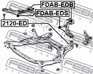 Шарнир FEBEST 2120-ED