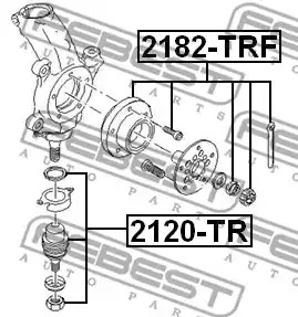 Шарнир FEBEST 2120-TR