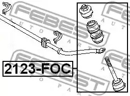 Стойка FEBEST 2123-FOC