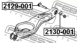 Болт FEBEST 2129-001