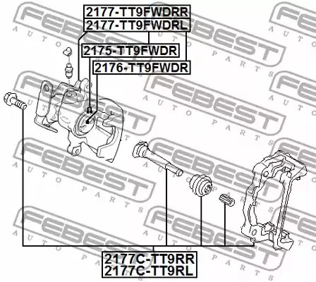 Комплект поддержки FEBEST 2177C-TT9RL