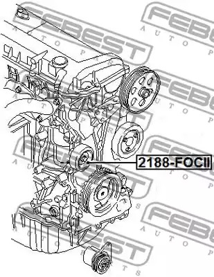 Ролик FEBEST 2188-FOCII