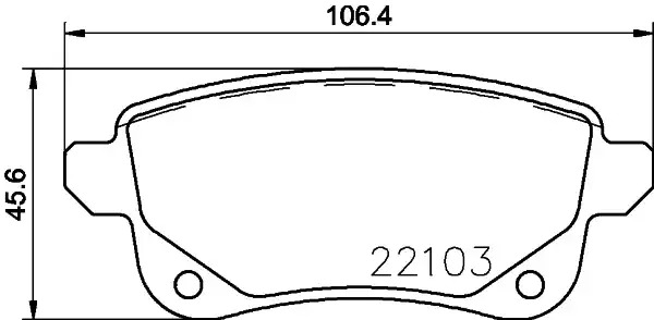 Комплект тормозных колодок TEXTAR 2210301 (22103, 22103 159  1 4)