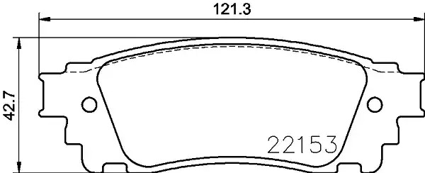 Комплект тормозных колодок TEXTAR 2215301 (22153, 22153 150  0 4, 9039D1805)