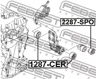 Ролик FEBEST 2287-SPO