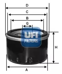 Фильтр UFI 23.565.00