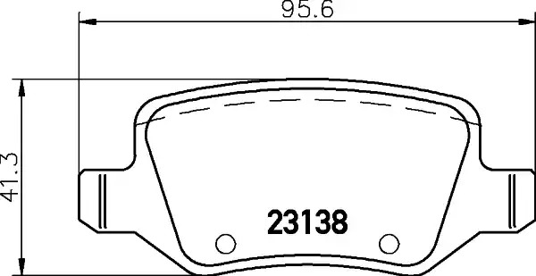 Комплект тормозных колодок HELLA PAGID 8DB 355 012-131 (T1530, 23138)