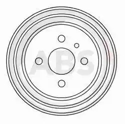 Тормозный барабан A.B.S. 2373-S