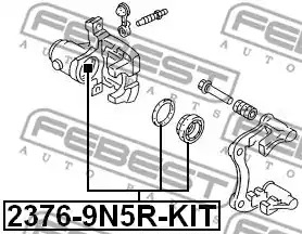 Поршень FEBEST 2376-9N5R-KIT