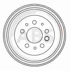 Тормозный барабан A.B.S. 2403-S