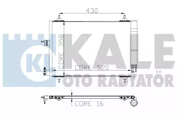 Конденсатор KALE OTO RADYATÖR 243000