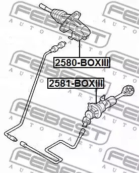 Цилиндр FEBEST 2580-BOXIII